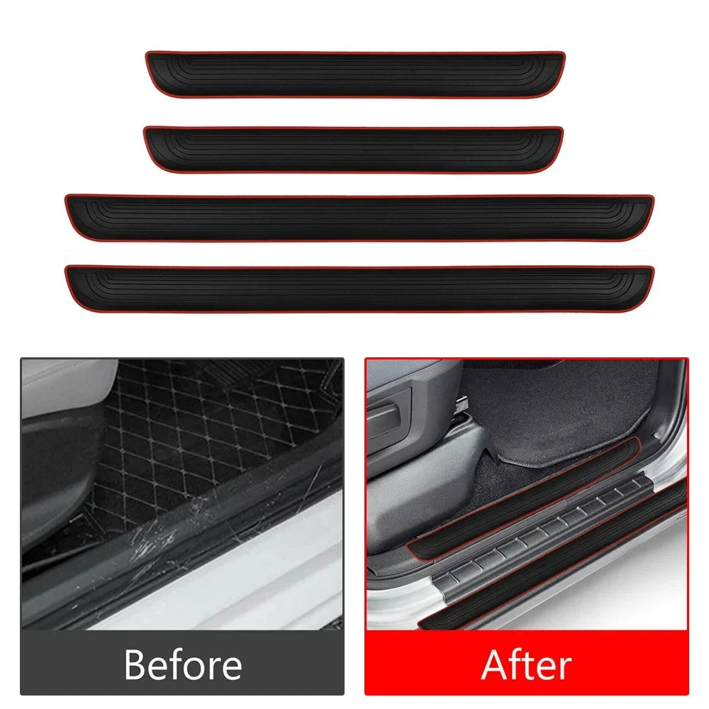 Karvixa 4-Piece Car Door Sill Scuff Protectors