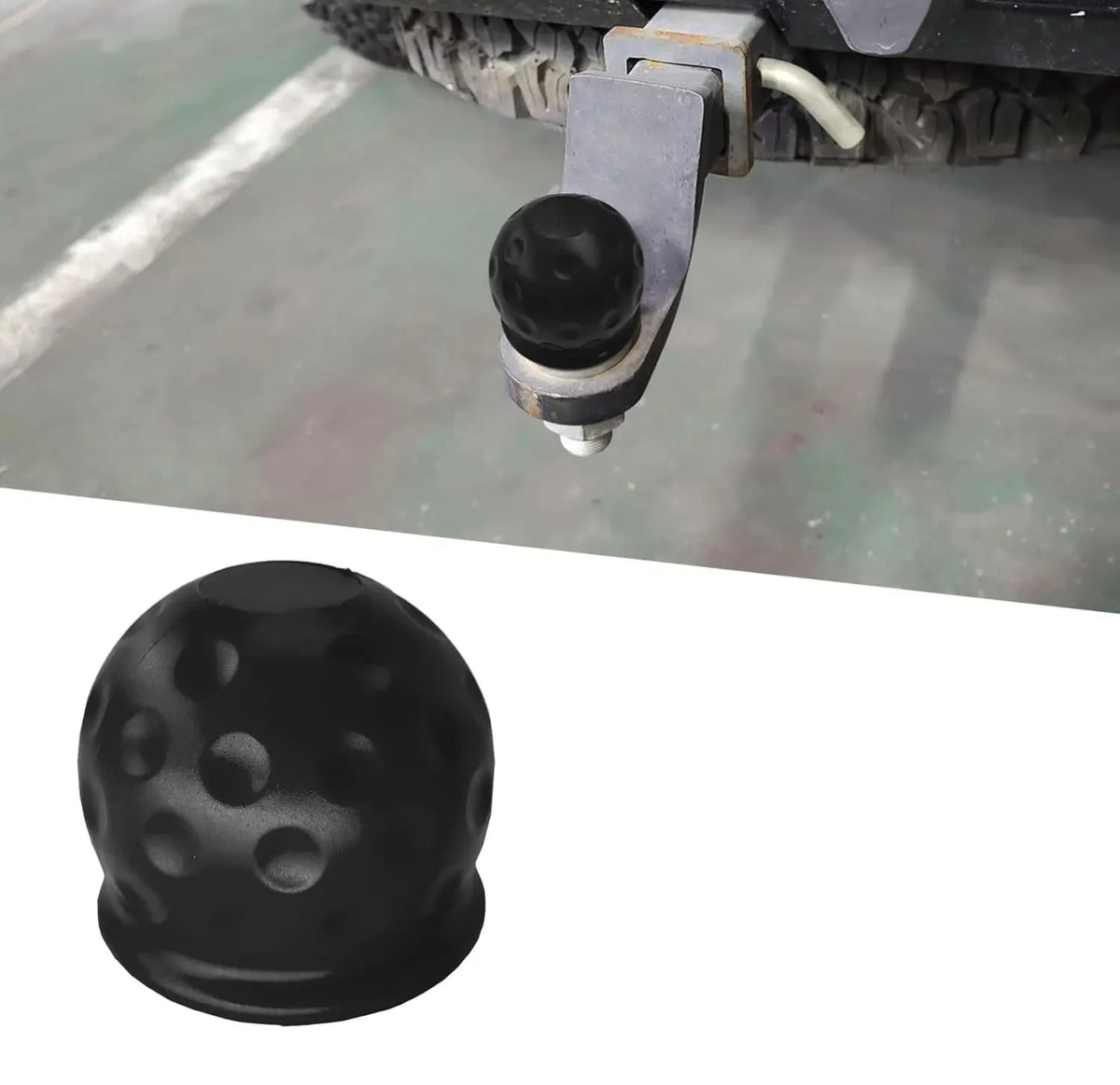 Karvixa Universal Tow Ball Cover – 55mm Hitch Protector