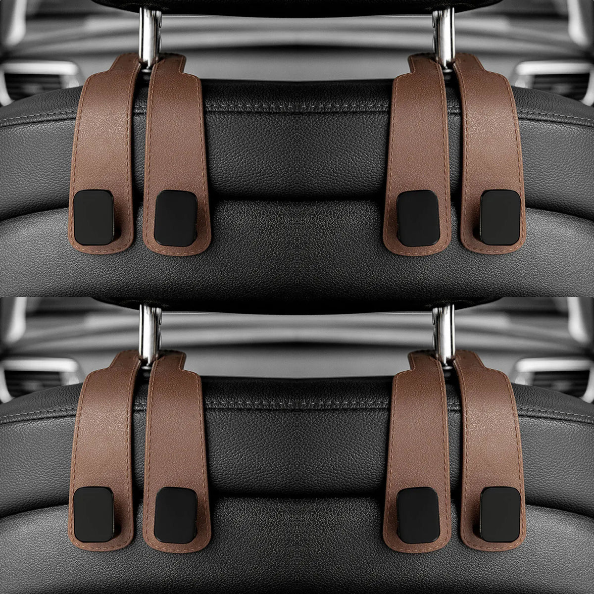 Karvixa Car Headrest Hooks for Bags & Storage