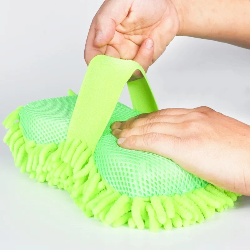 Karvixa Microfibre Car Wash Sponge – Soft Cleaning & Detailing Mitt