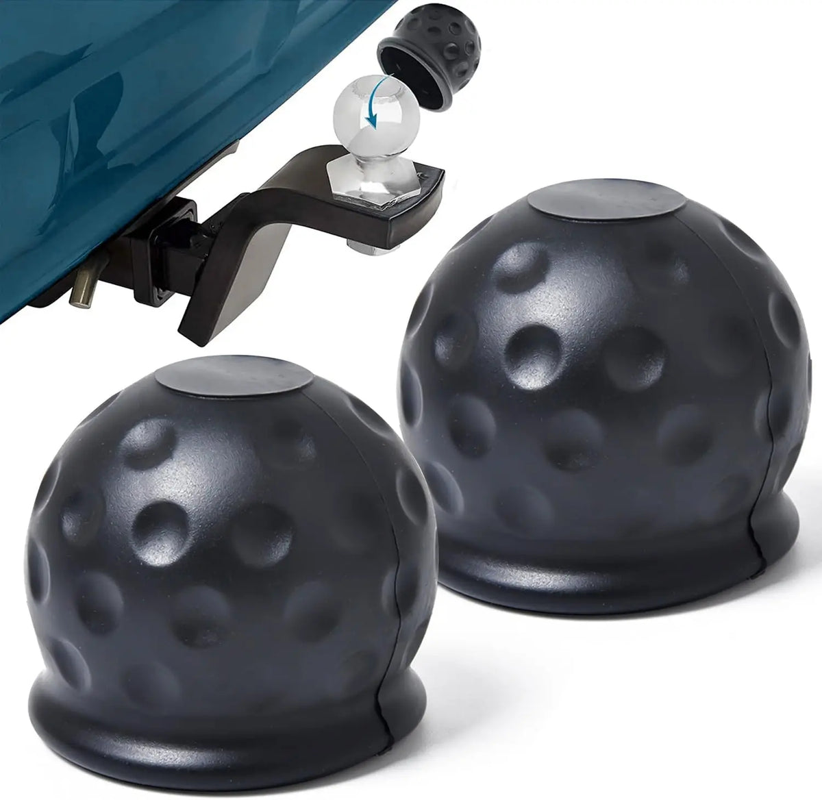 Karvixa Universal Tow Ball Cover – 55mm Hitch Protector