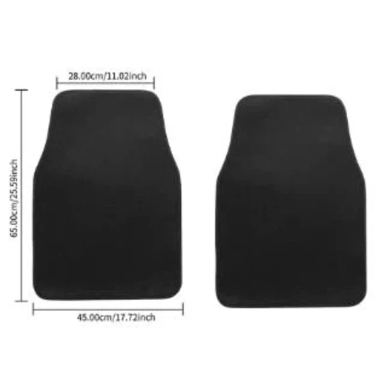 Karvixa Universal Car Carpet Floor Mats – 1, 2 or 4 Piece Set