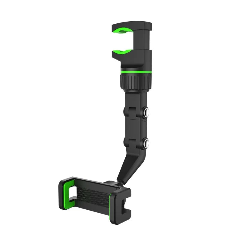 Karvixa 360° Adjustable Rear-View Mirror Phone Holder