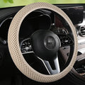 Karvixa 38cm Steering Wheel Cover – Anti-Slip & Durable Fabric