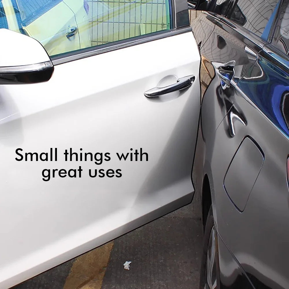 Karvixa 5M Clear Chrome U-Shape Car Door Edge Guard