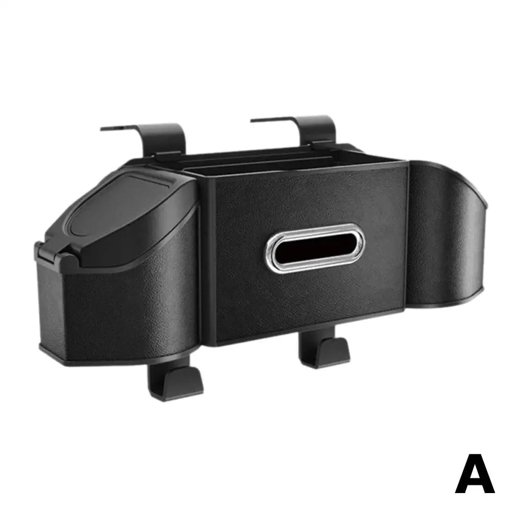 Karvixa 7-in-1 Car Backseat Organiser – Cup Holder, Tissue Box & Phone Storage