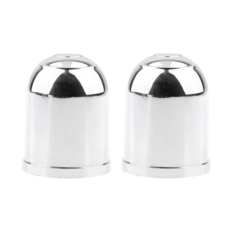 Karvixa Chrome Tow Ball Covers – 50mm, 2 Pack