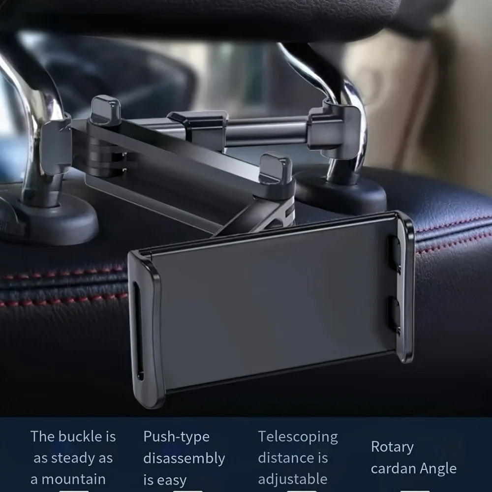 Karvixa 360° Car Headrest Tablet & Phone Holder – 4.7–12.9 Inch