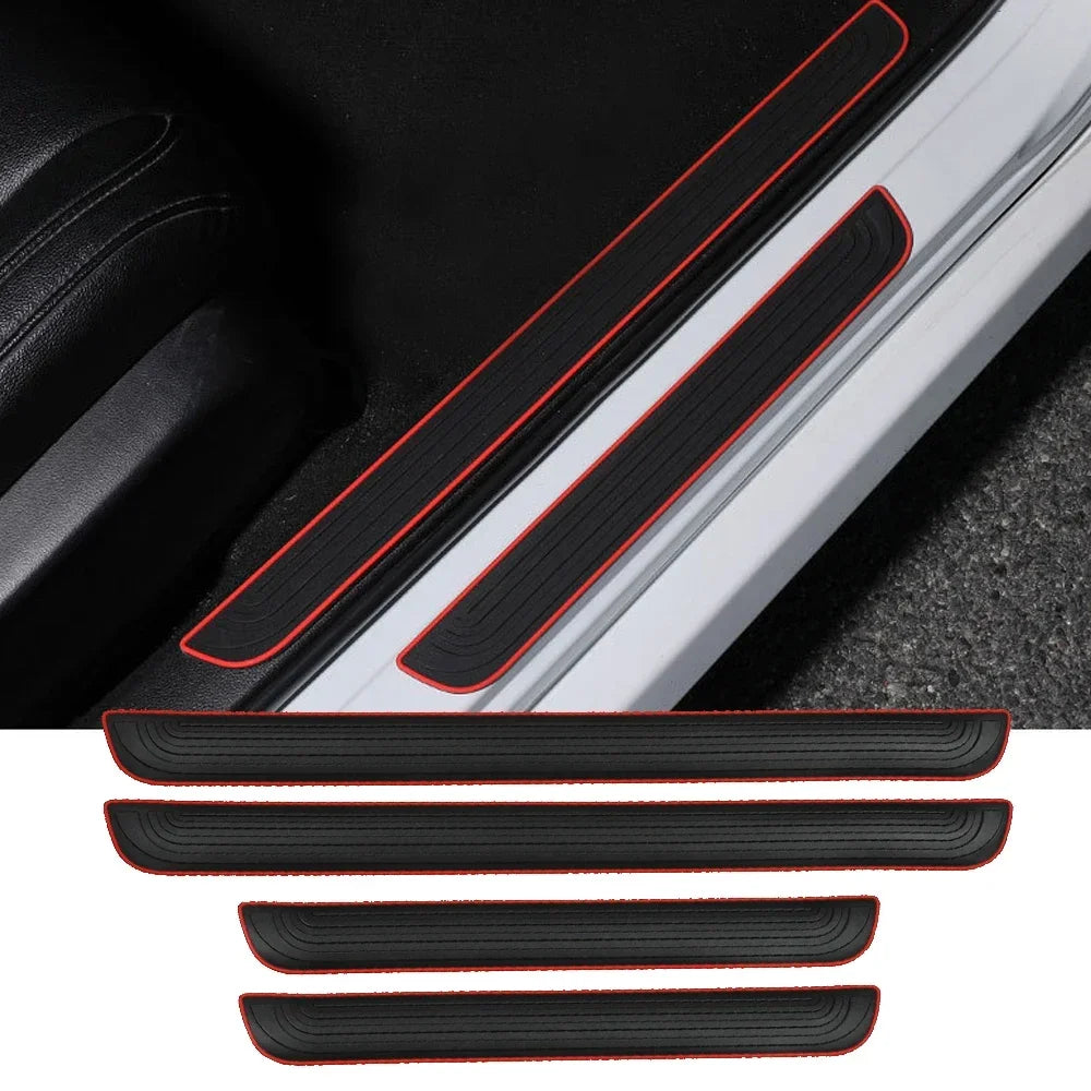 Karvixa 4-Piece Car Door Sill Scuff Protectors