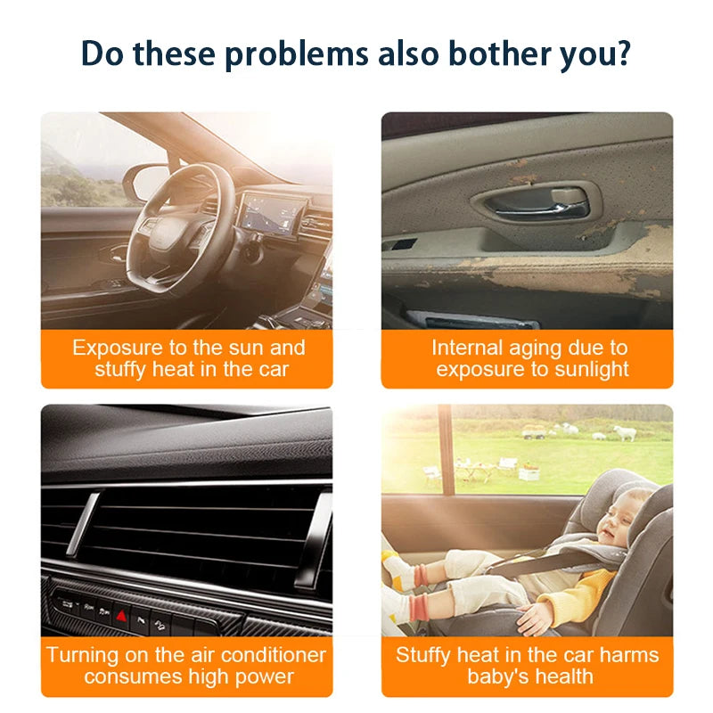 Karvixa Car Side Window Sun Shades – UV Protection, 2 Pack