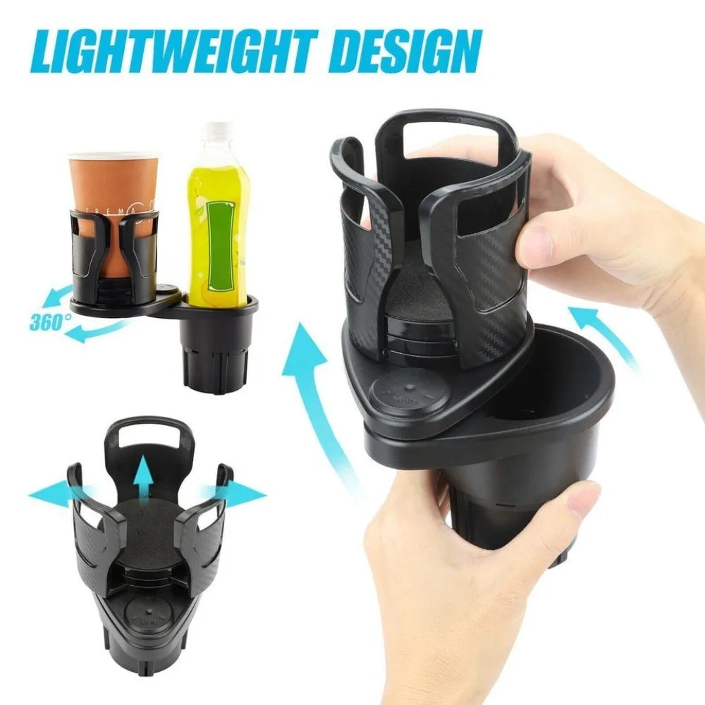 Karvixa 2-in-1 Adjustable Car Cup Holder Expander