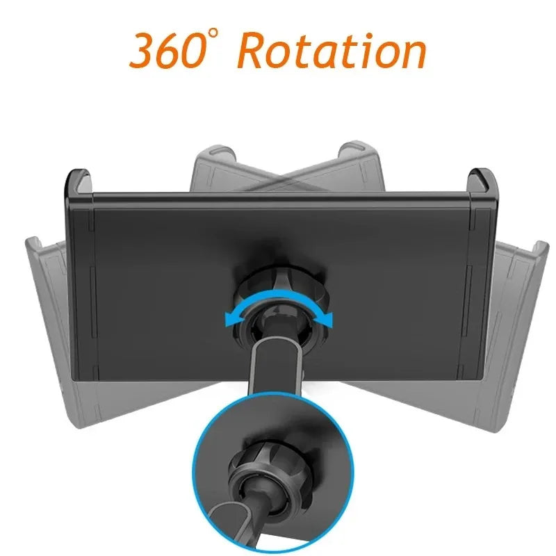 Karvixa 360° Car Headrest Tablet & Phone Holder – 4.7–12.9 Inch