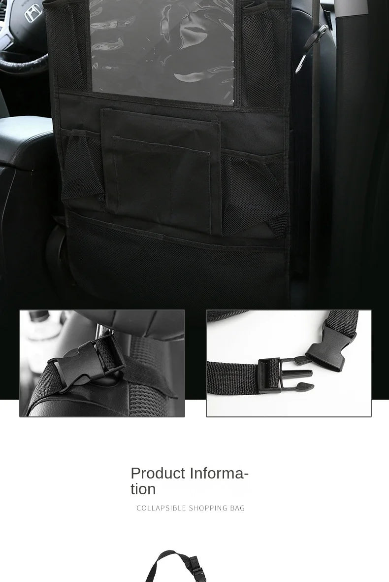 Karvixa Back Seat Organiser with Touch-Screen Tablet Holder