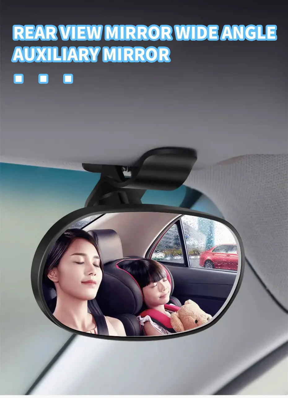 Karvixa 360° Baby Car Mirror – Adjustable Rear Seat Observation Mirror